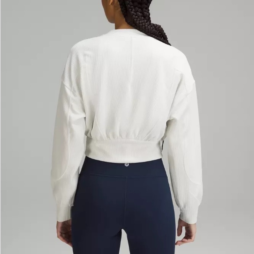 Lululemon Ribbed Softstreme Cropped Jacket - Picture 3 of 10